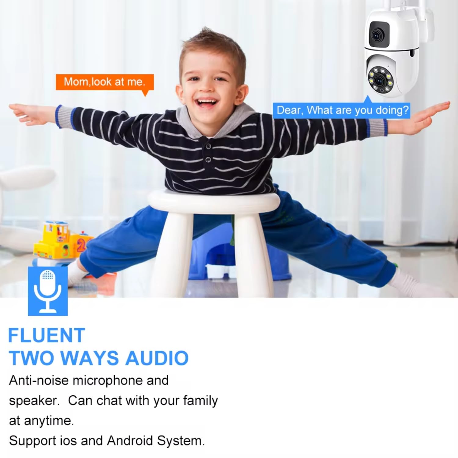 Maizic Smarthome Dual Lens CCTV Camera - 360° & AI Detection -5 Maizic Smarthome Dual Lens CCTV Camera - 360° & AI Detection -5