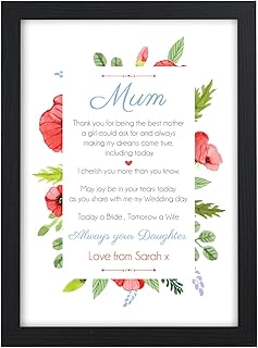 Thank you Gifts for Mother of the Bride Mum Mam Step Mum Mummy Bridal Party Thankyou Presents - Thank You Presents for Mother of the Bride