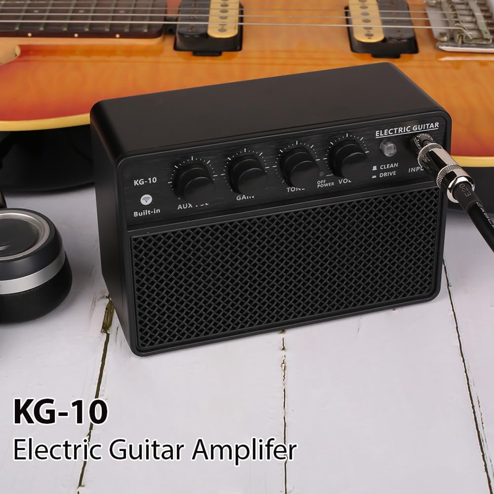 Piccolo Altoparlante per Chitarra Elettrica Mini Altoparlante Portatile per Chitarra Adatto per La Pratica Quotidiana e Le Esibizioni di Strada