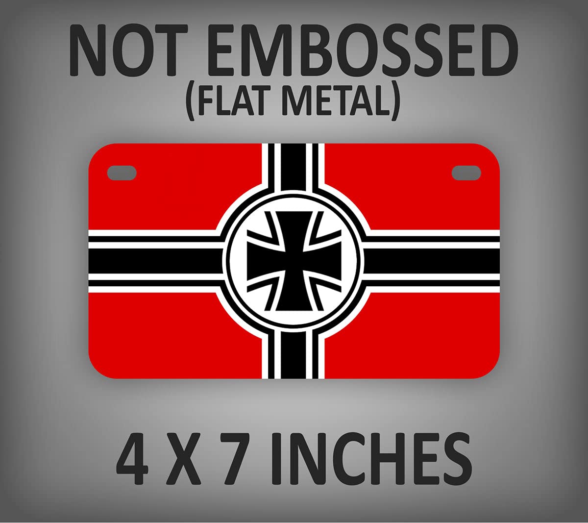 ww2 鷲章 Amazon.com: WWII German Battle Flag Motorcycle License Plate WW2