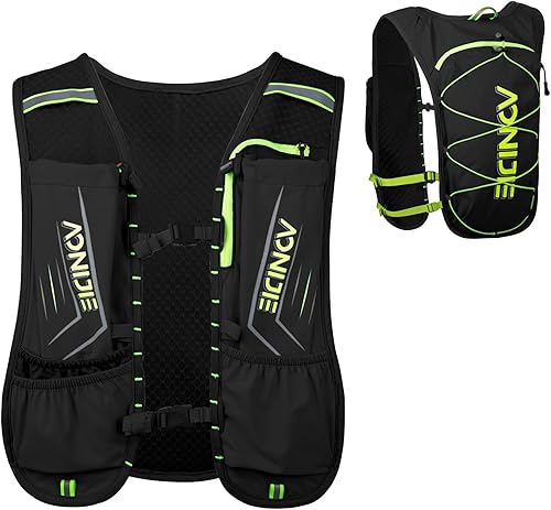 Miniatura 26 de Azarxis Chaleco de Hidratación para Correr Mochila 5L 5.5L para Mujeres y Hombres para Correr en Senderos Carrera de Maratón Ciclismo Senderismo #2