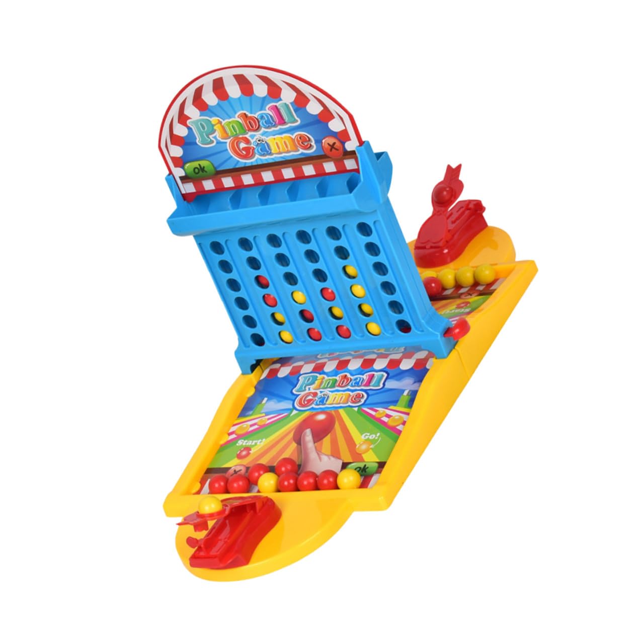 Jeu de Basket Miniature de Bureau à Lancer Jeu de Flipper et Puissance de Doigts Ludique et Technique Cadeau Récréatif pour Amis Couleur Aléatoire Couleur Aléatoire