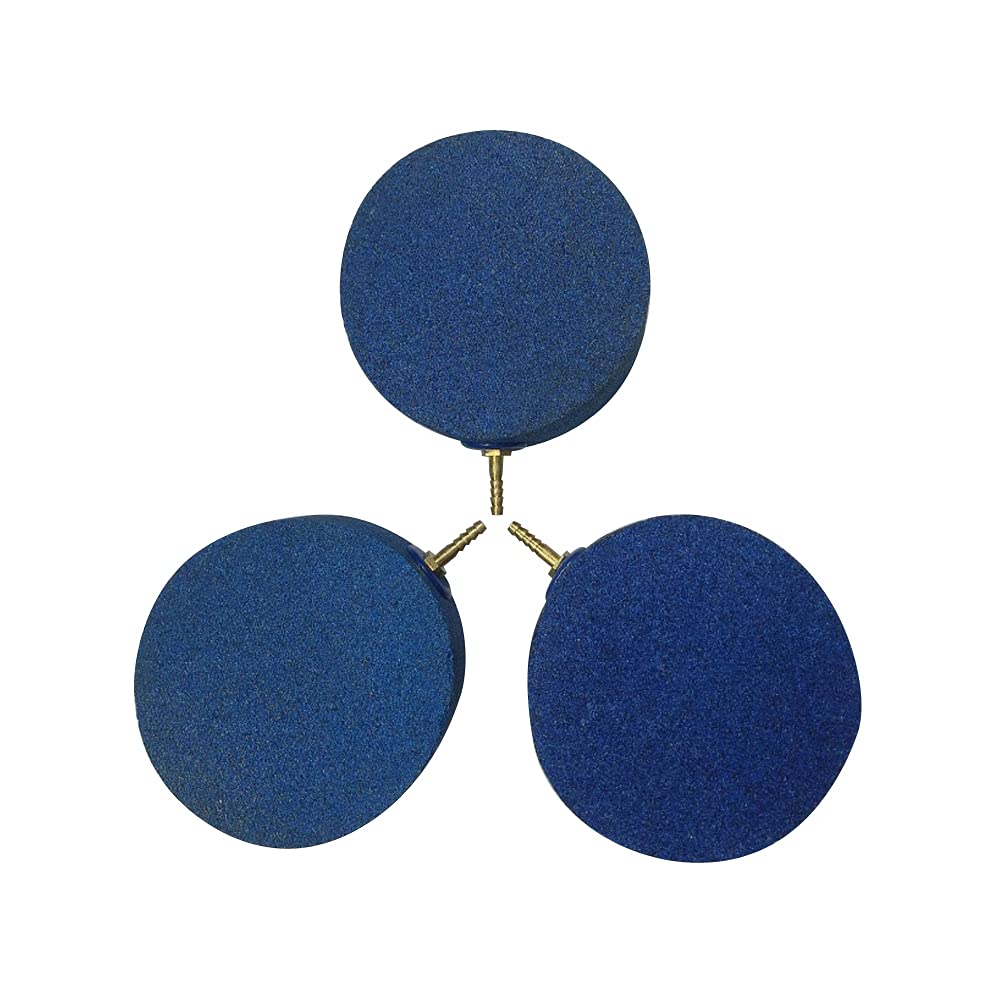 See full amazon price history chart for Grand Disc Air Stone Bubble Diffuser with Brass Nozzle DXT: 4.5X1.5 Inch 115X38 MM for Biofloc Fish Farming Tank Pond Aeration Increase DO (3 Stones). Grand Disc Air Stone Bubble Diffuser with Brass Nozzle DXT: 4.5X1.5 Inch 115X38 MM for Biofloc Fish Farming Tank Pond Aeration Increase DO (3 Stones). (B09FRH273D) Amazon Price History, Amazon Price Tracker