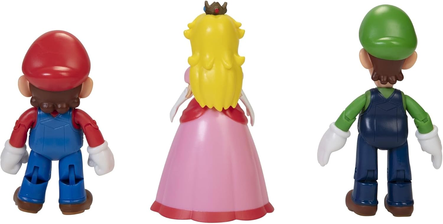 World of Nintendo New 2018 Mushroom Kingdom Diorama Gift Set - 3 Figure Pack Action Figure Pack