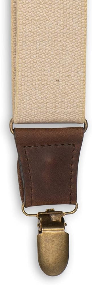 Amazon | Wiseguyオリジナルサスペンダー ダークブラウン レザー