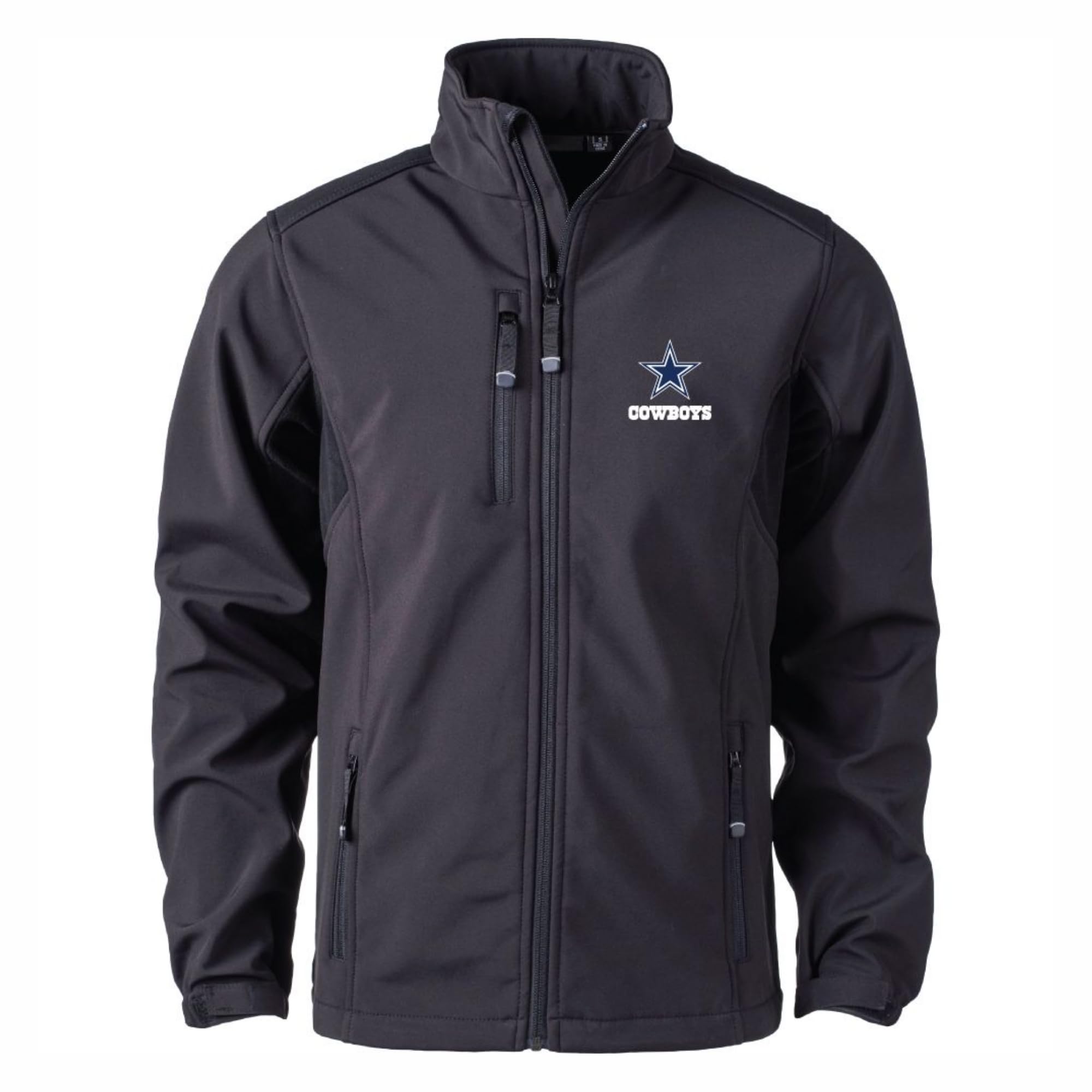 dunbrooke Men's Navy Chicago Bears Softshell Fleece Full-Zip Jacket