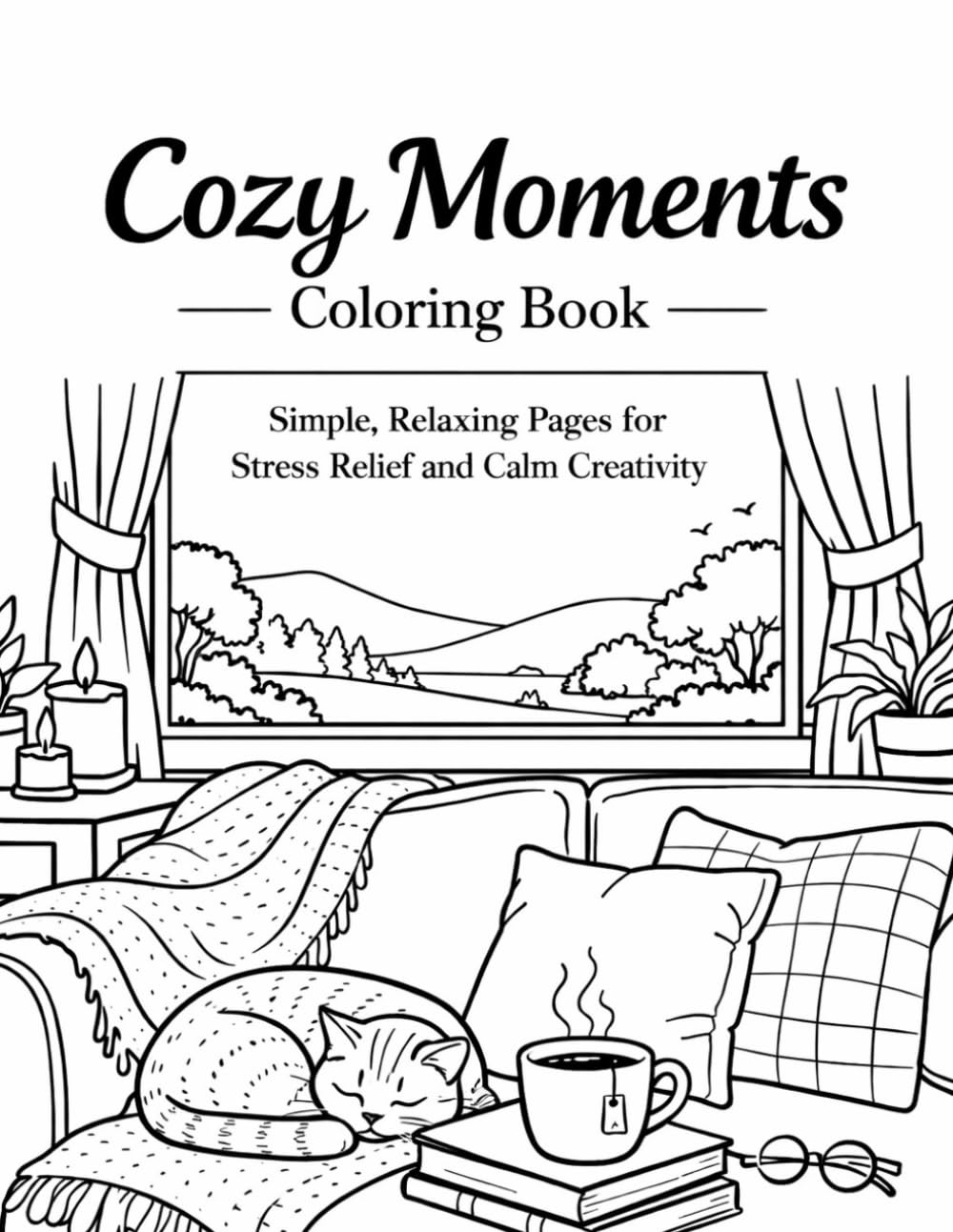Cozy Moments Coloring Book