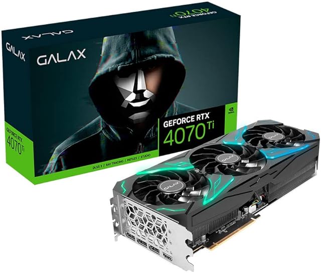 Placa de Vídeo Nvidia Geforce RTX 4070 Ti Galax SG 12Gb GDDR6X 192Bits 47IOM7MD6MSG
