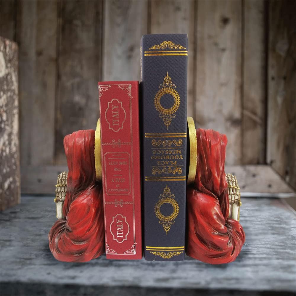 World of Wonders Libros De Los Muertos Bookend Gothic Home Decor I Santa Muerte Home Decor