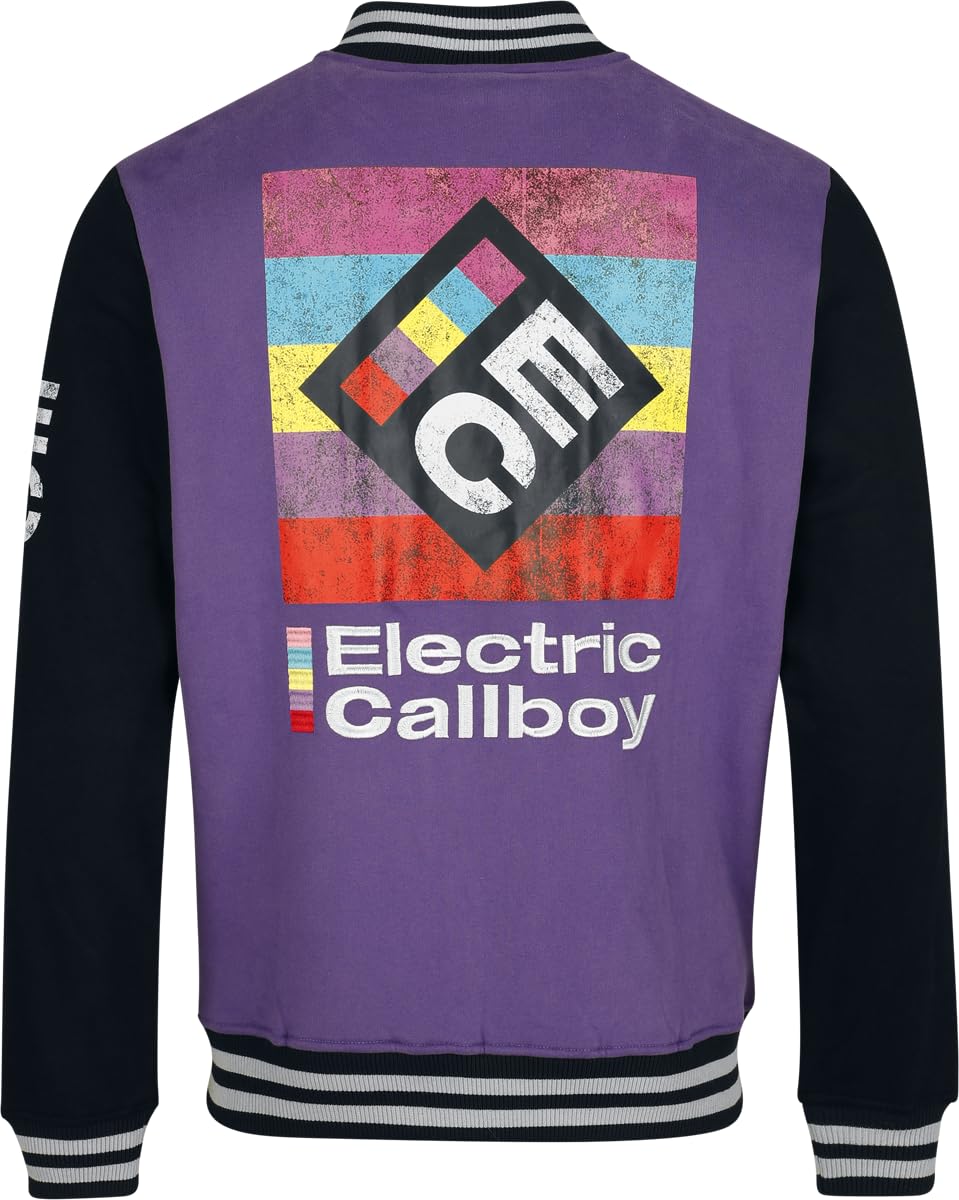 Electric Callboy Up and Down Varsity Jacket Männer Collegejacke multicolor