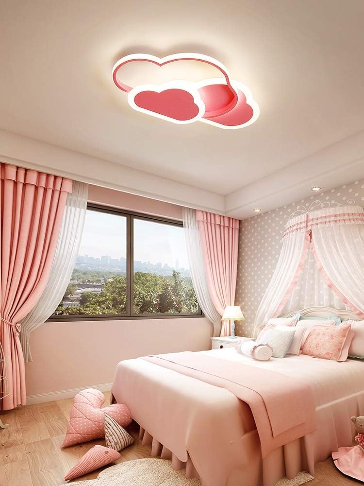 ZEKEI Kinderzimmer lampe decke, Wolkenlampe 42cm mit Fernbedienung, LED Deckenleuchte Kinderzimmer dimmbar 3000-6000K, Wolkenlampe kinderlampe Deckenlampe für Kinderzimmer | Schlafzimmer