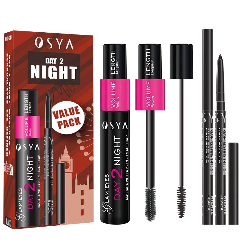 OSYA DAY 2 NIGHT MASCARA+SCANDAL’ eyes EYE DEFINER