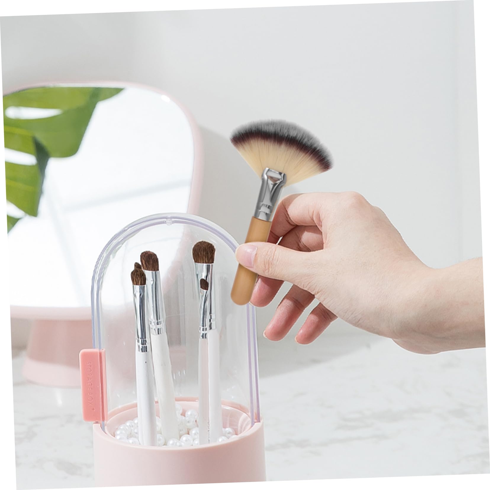 FRCOLOR 20pezzi Per Per Fard e Illuminante Professionali Per Makeup Setole Morbide e Densità