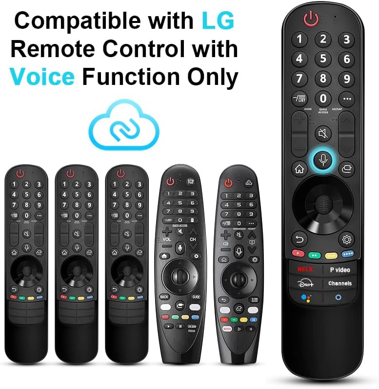 Miniatura 2 de LG Magic - Control remoto con función de voz, reemplazo remoto de Smart TV, compatible con modelos de TV UHD OLED QNED 2021-2024