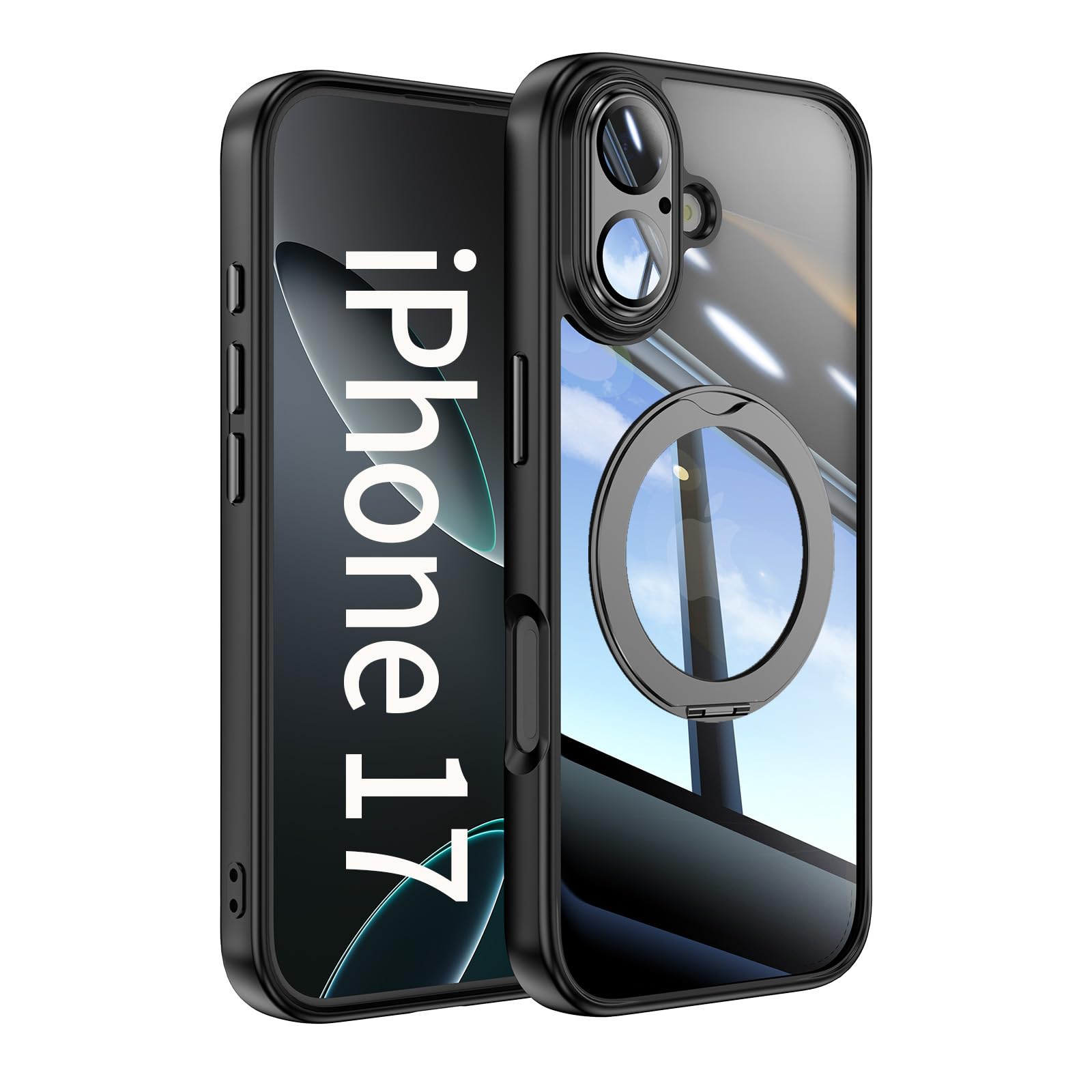 【360°回転スタンド・フルカバーレンズ保護】Cutelfon iPhone 1…