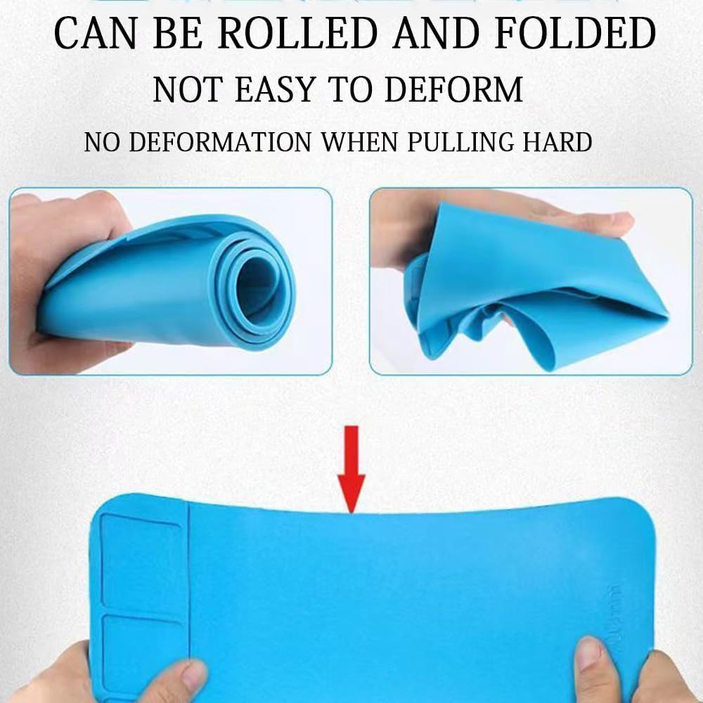 Tappetino Saldatura Silicone Professionale 45x30cm Con Scale E Porta Viti - Per Riparazione Smartphone, Orologi, Dispositivi Elettronici - Foto 8