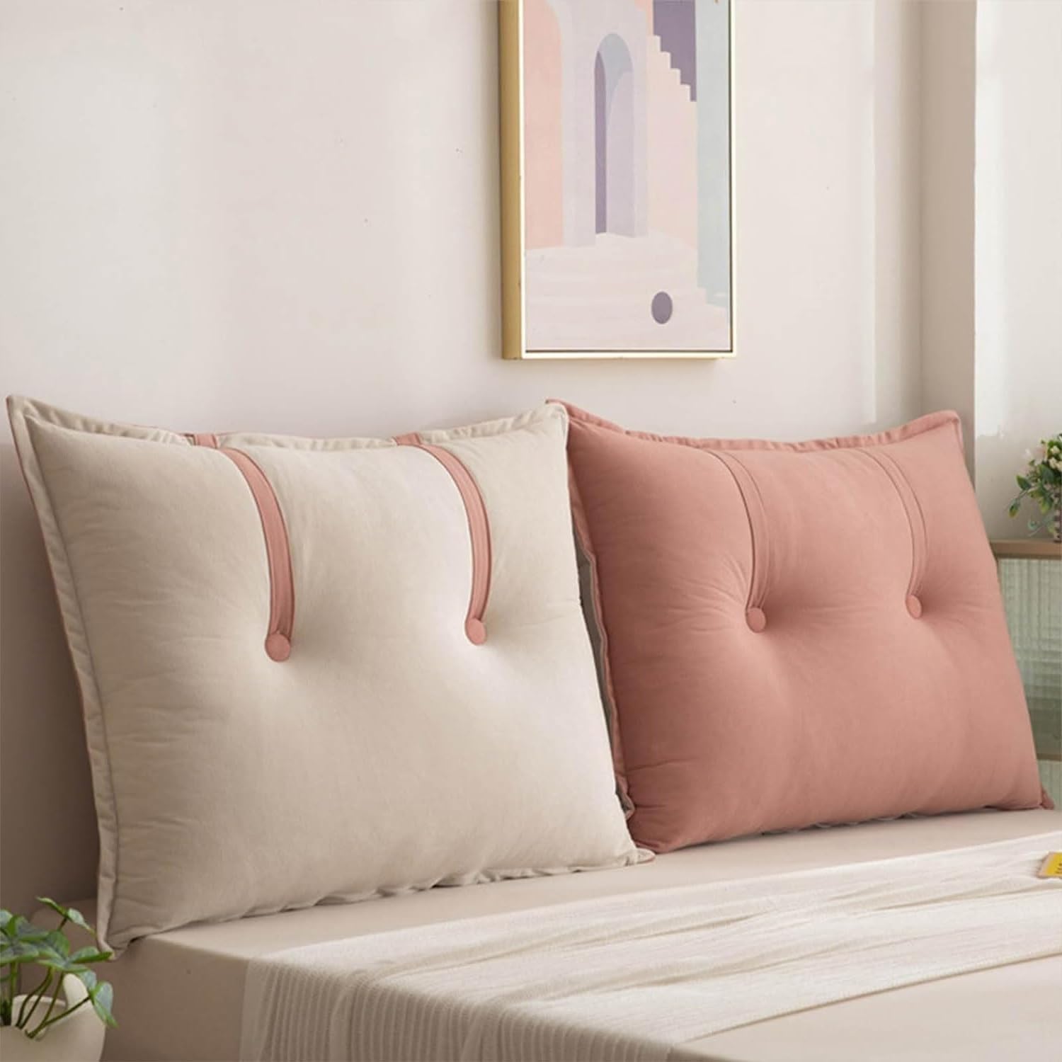 Almohada de lectura para sofá con respaldo grueso de 100cm
