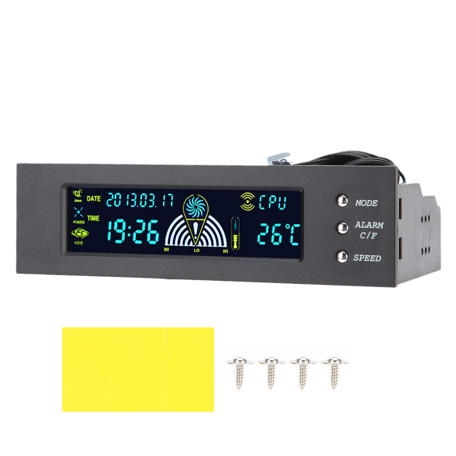 Controller Manuale Di Velocità Ventola A 4 Fili 12V Per PC E Server – Manopola Regolabile Per Raffreddamento Preciso