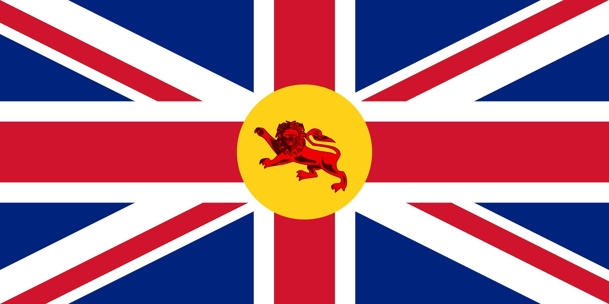 Drapeau Large Governor of North Borneo 1915–1946 pour décorer votre bureau