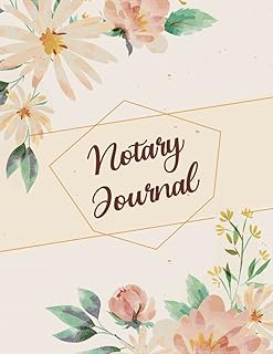 Notary Journal: Official Notary Book To Log a Detailed Recording Of Notarial Acts/ Notary Journal/ Public Notary Records Log Book / Notary Book / Notary Receipt Book / 109 page "8.5x11" in