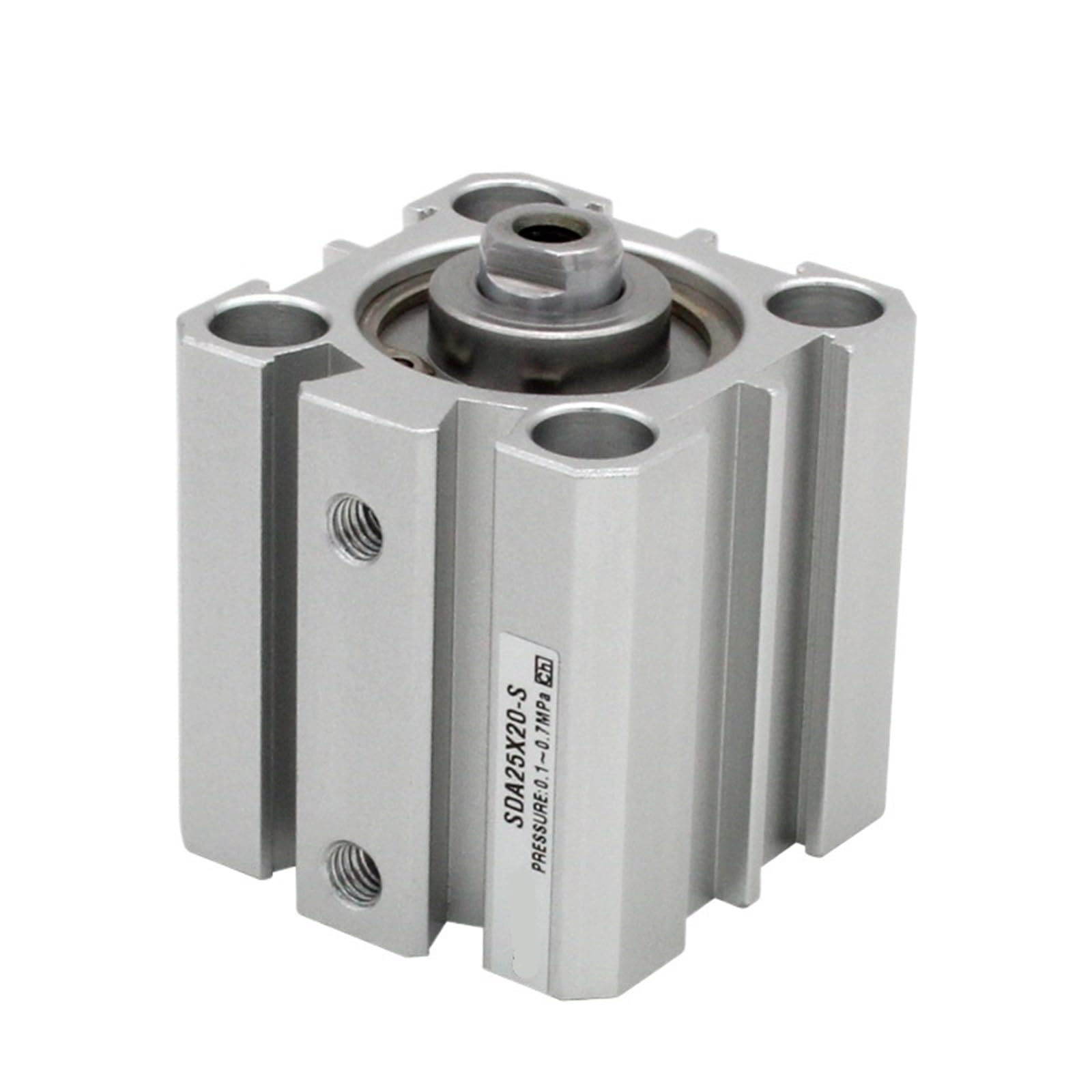 Cylindre pneumatique SDA50X60-S compact en alliage haute résistance