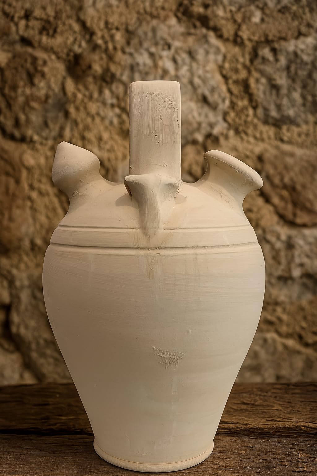 Pot artisanal 3 litres sans assiette pour plantations de taille moyenne