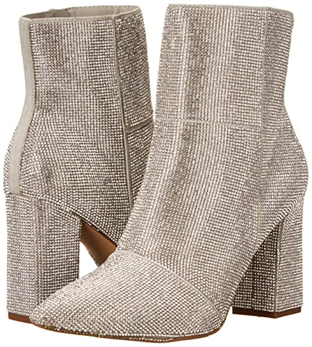 Madden Girl Women's Flexx Fashion Boot, Silver Multi Rhinestone, 8 #TOP6