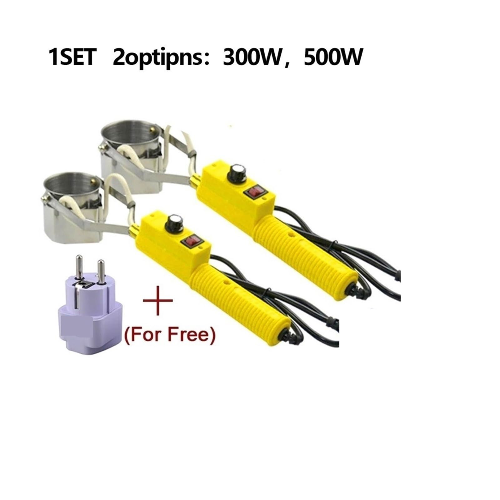 Crisol de soldadura, Horno de fusión de estaño portátil con Control de temperatura, herramienta de baño for desoldar, crisol de mano ajustable, fusión de estaño, 300W/500W para soldadura y baño de sol