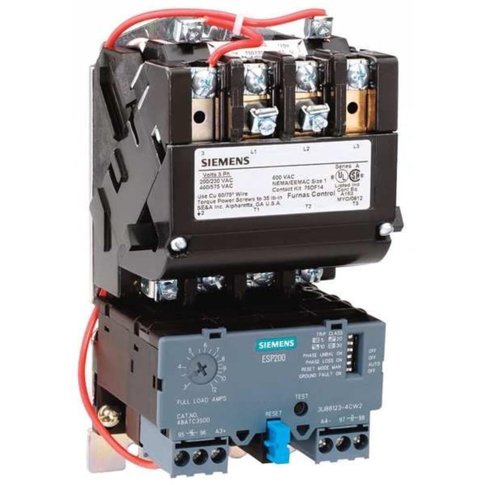 Siemens 14FUF32AA Heavy Duty Motor Starter, Non-Reversing, Solid