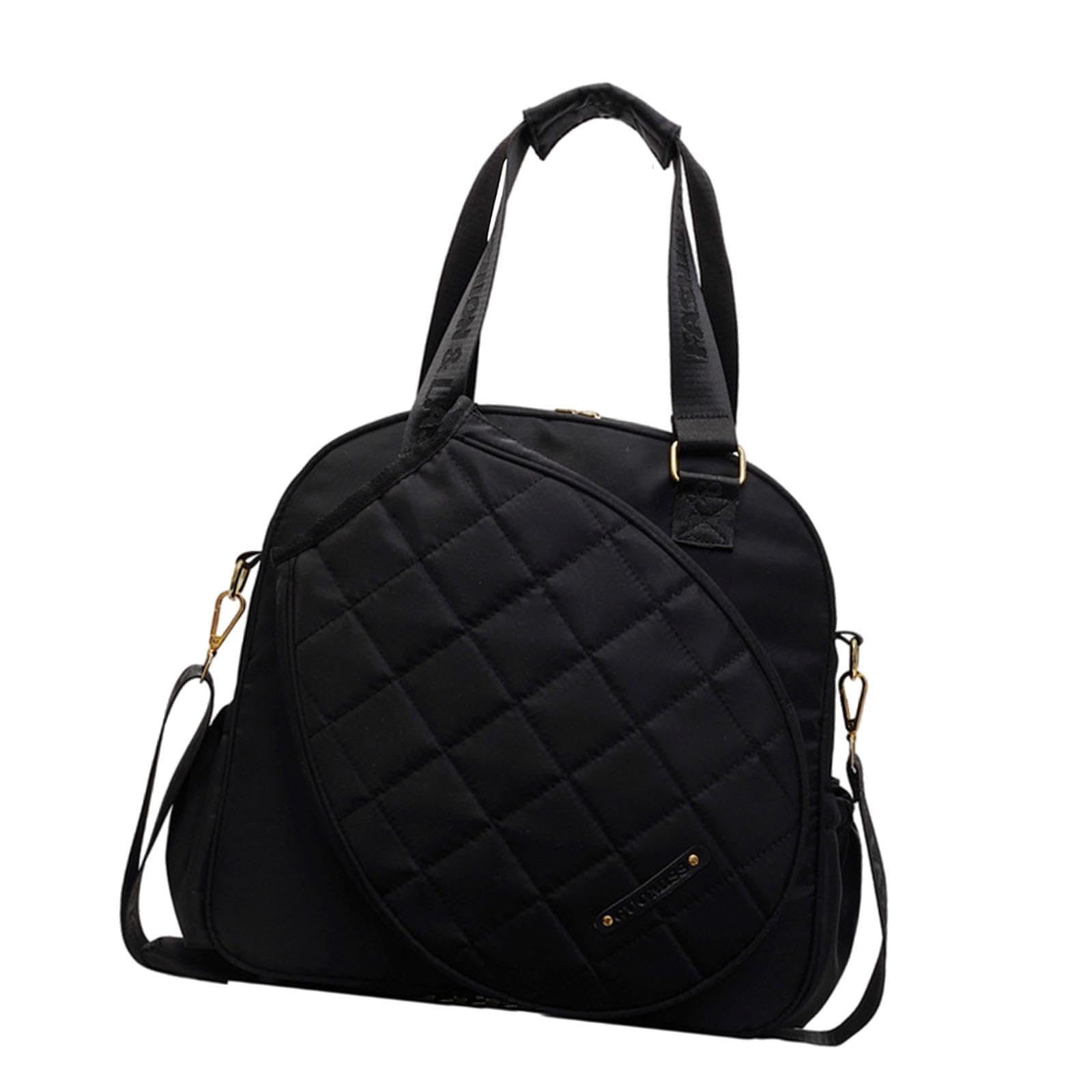 Bolsa de Tenis Racket Bolso Impermeable para Pádel Y Bádminton Bolsa de Hombro Espaciosa con Cierre de Cremallera Bolsa Resistente de Nailon