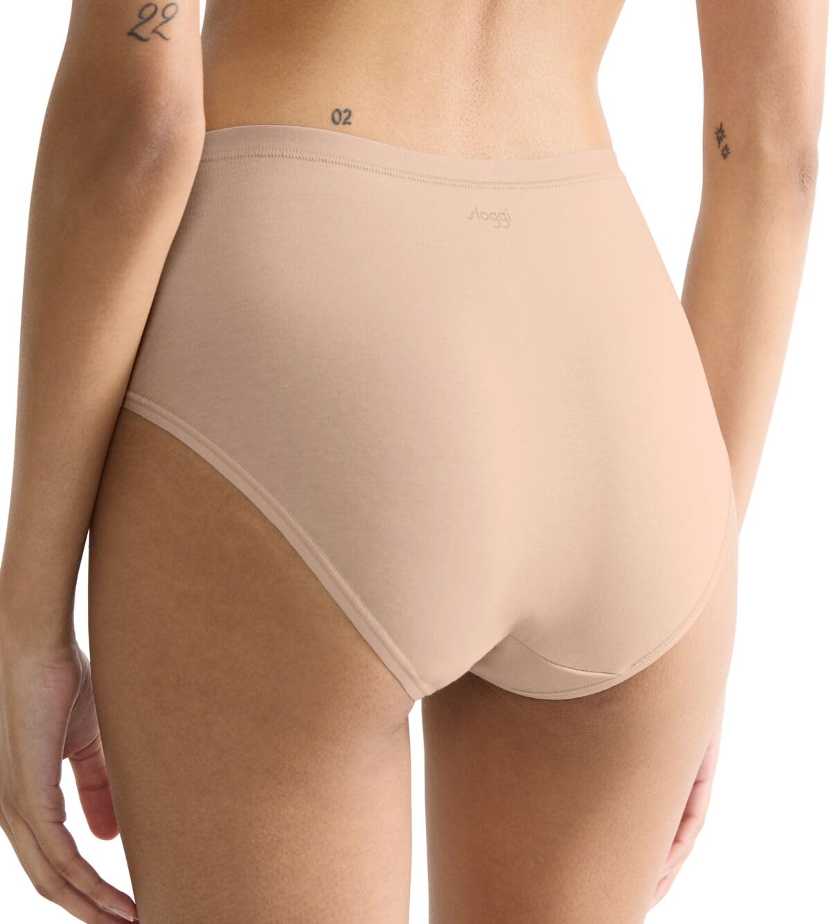sloggi Women's GO Daily Cotton Midi majtki 3P, New Beige, M (3 sztuki), New Beige, M