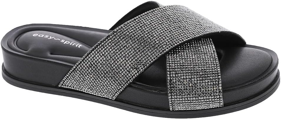 Amazon.com | Easy Spirit Women's Judy Flat Sandal | Slides