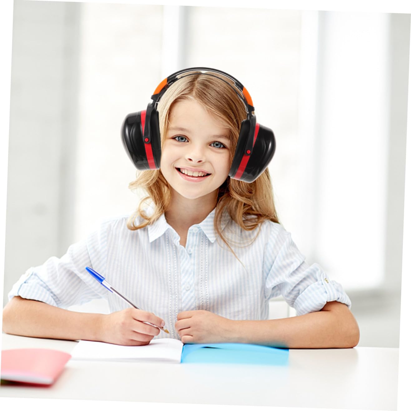 HOMSFOU orejeras insonorizadas Auricular protección auditiva para cortar el césped sleep headphones sleeping headphones orejera de protección anti-ruido cubierta protectora para los oídos