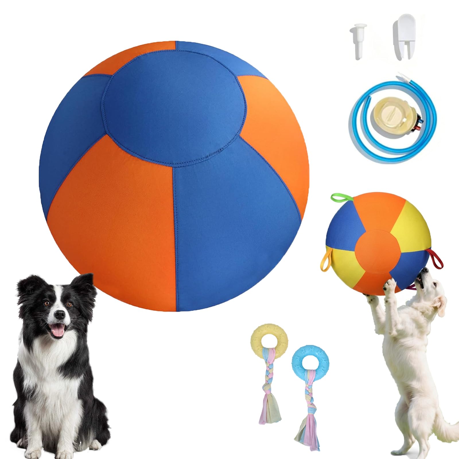 Jouet interactif Curveaball Chien de 25cm avec housse et pompe