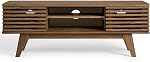 Modway Render meuble TV bas moderne de style milieu du siècle de 46 po en noyer