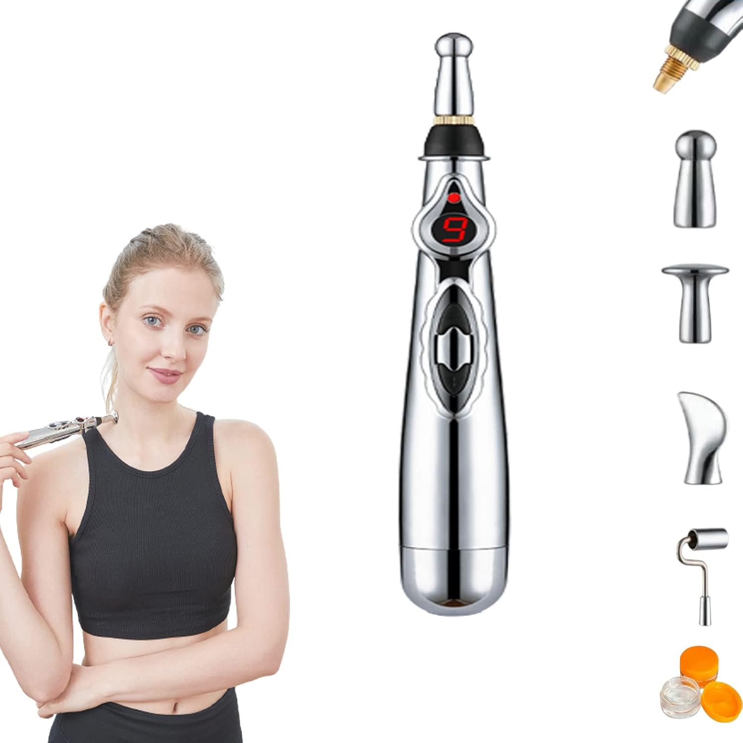 Biomicroelectric Pulse Lymphatic Massage Pen Lymphatic