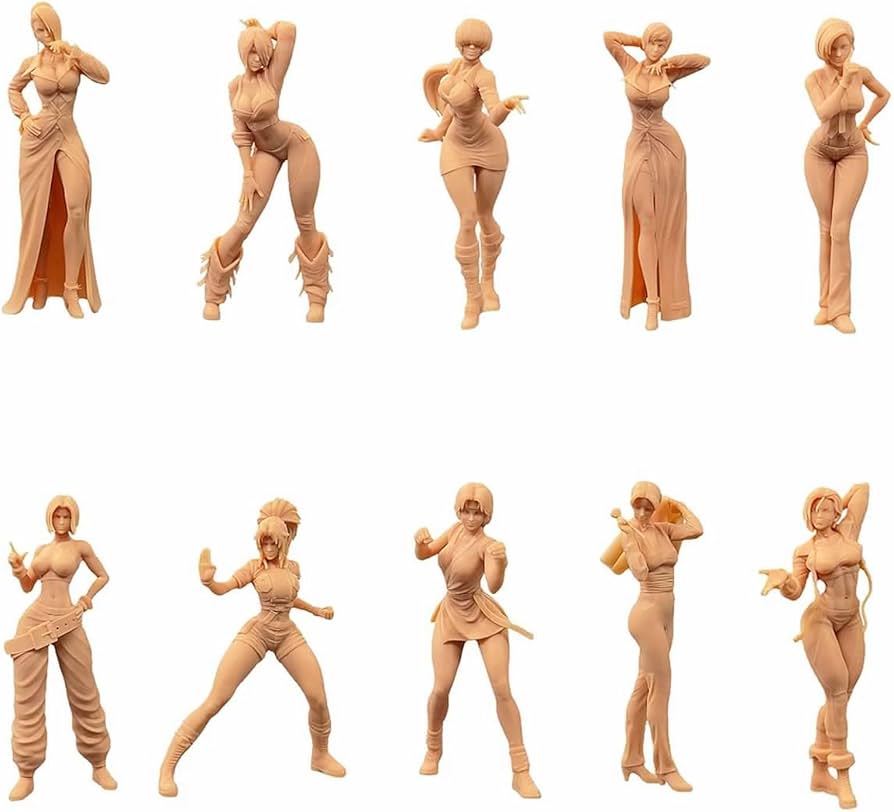 Amazon.co.jp: ZEDACAKAI (10個) 1/24 フィギュア アニメ 女性ボクサー