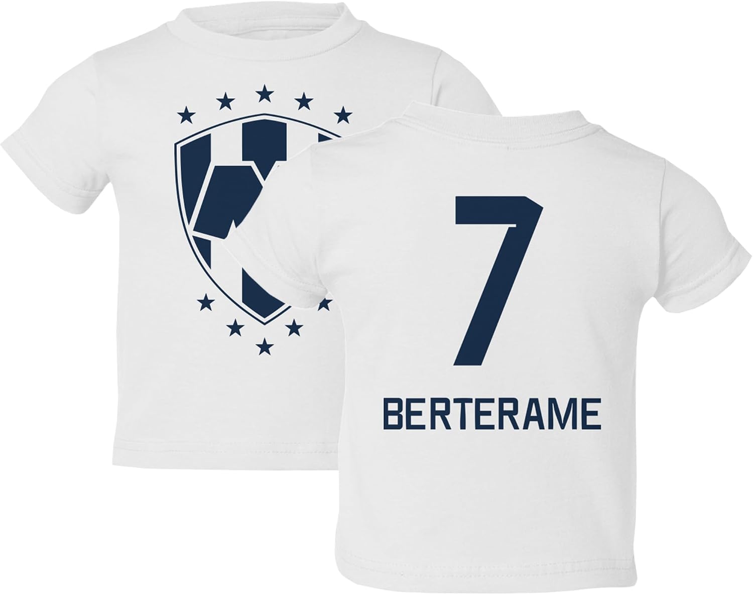 Berterame 7 Jersey Style Soccer - Monterey Fans Toddler T-Shirt
