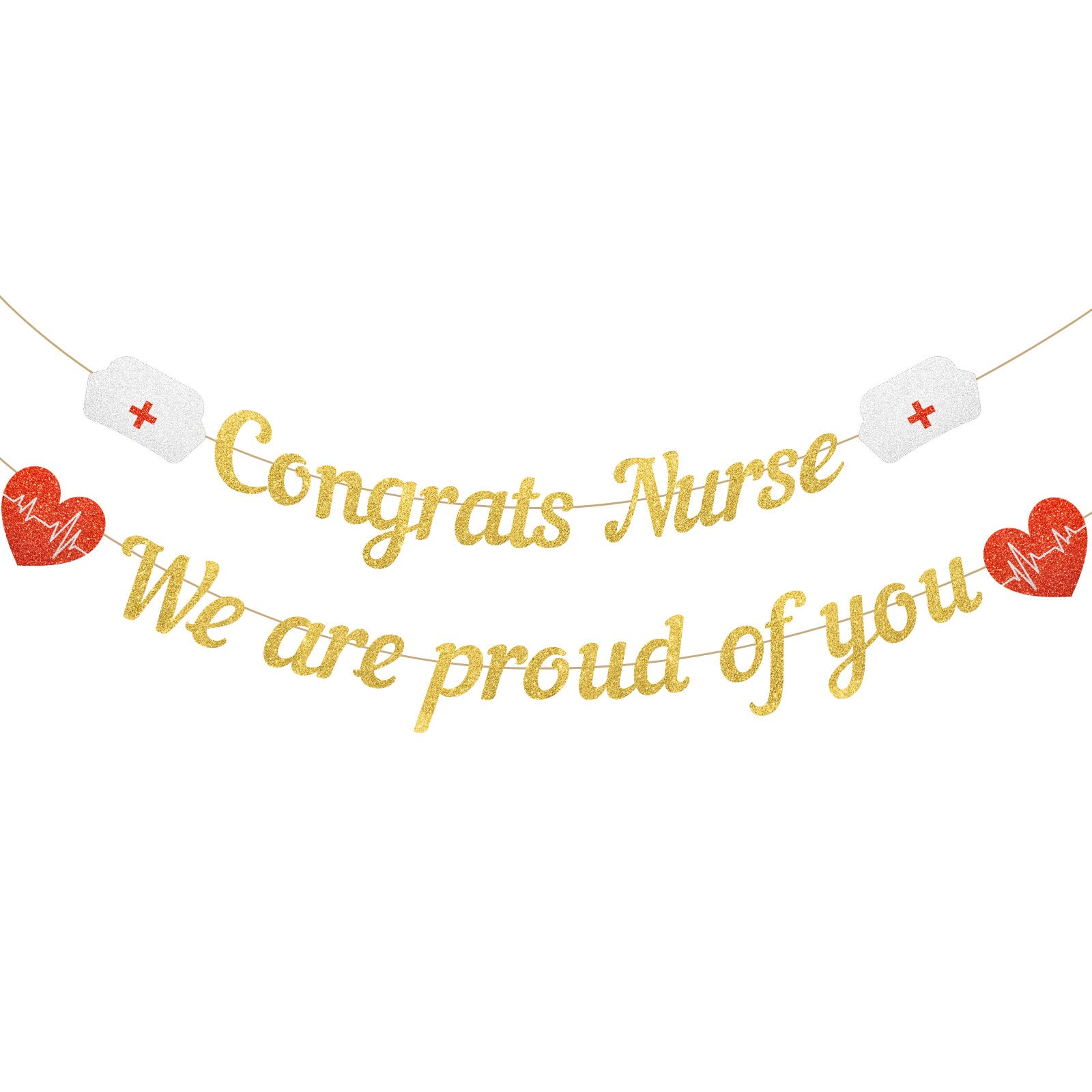 Whaline Krankenschwester Banner Set - Glitzer Girla Produktbild-Vorschau 6