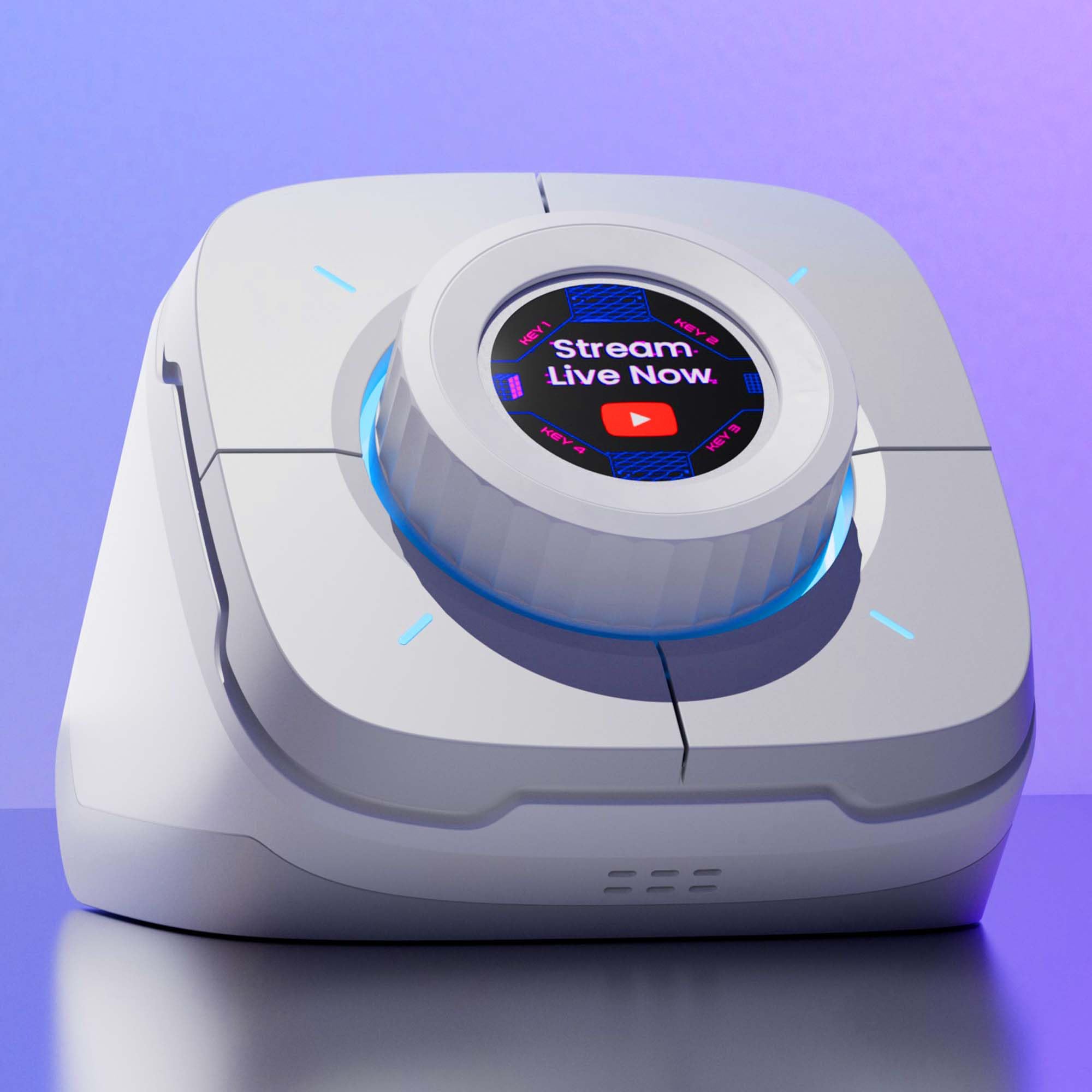 Cololight Studio Controller Keyboard like OBS, Twitch, YouTube COLO PLAY Programmable Gaming Keyboard with RGB Lighting, Performance Monitor, Desktop Media Controller for PC/MAC