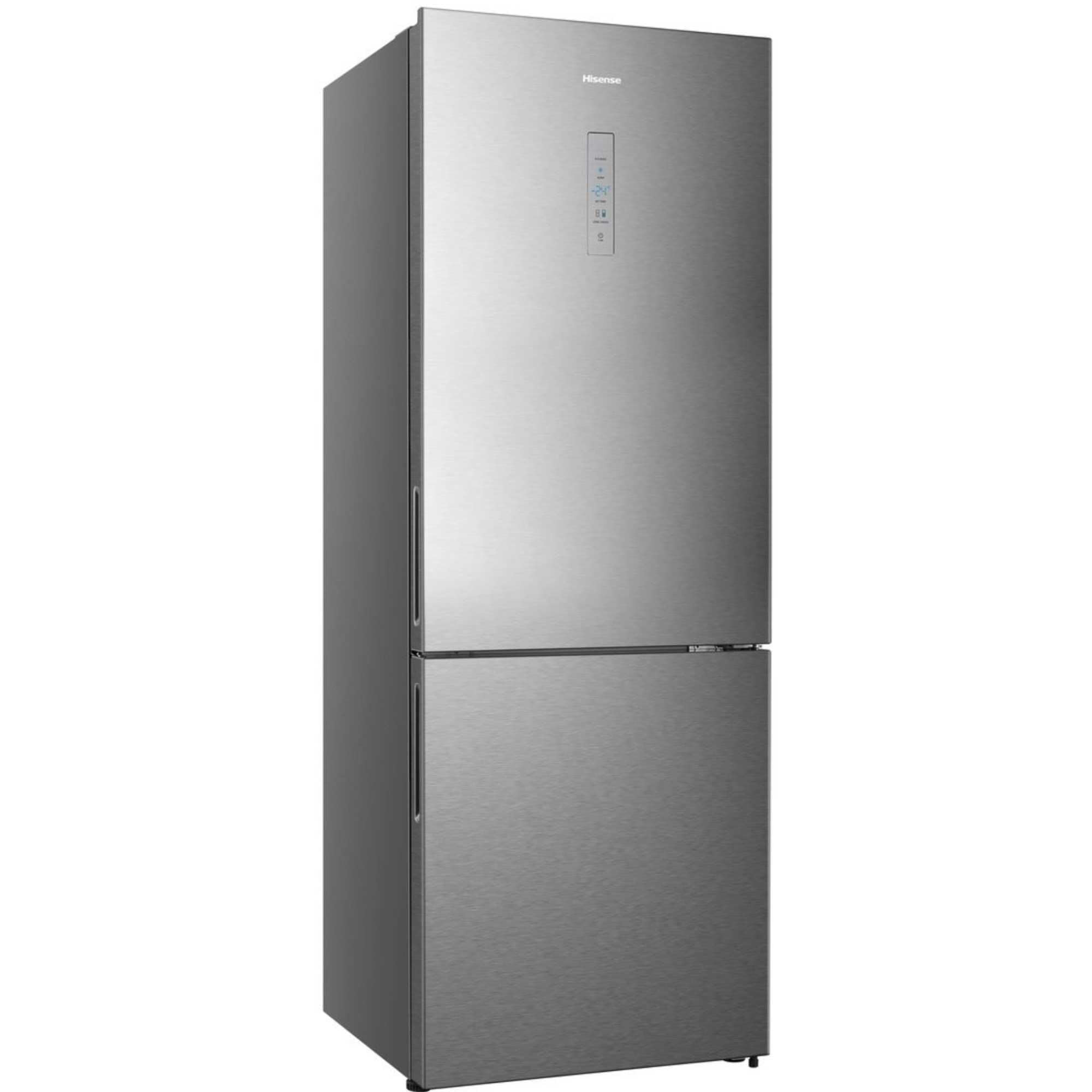 Hisense RB645N4BIE lodówko-zamrażarka Wolnostojący 495 l E Stal nierdzewna