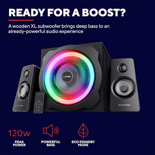 Altavoces PC Gaming 2.1 para Ordenador Portátil Smartphone y Tablet con Jack 3.5mm 3