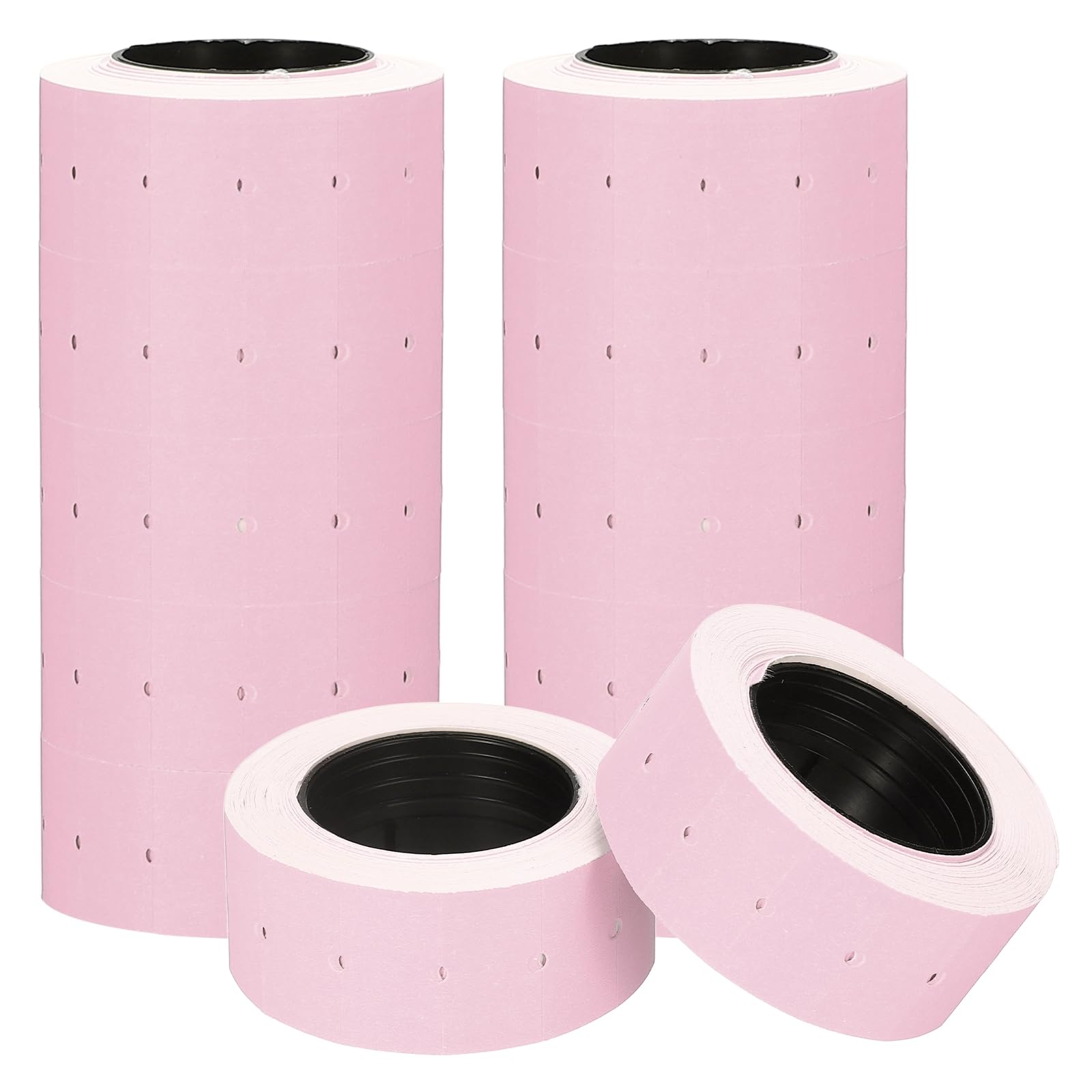 PATIKIL Price Gun Labels for Mx-5500, (10 Roll 6000Pcs, Pink), Sticky Price Marker Label Stickers Blank Tag Stickers, Suit for - Retail Shop Office