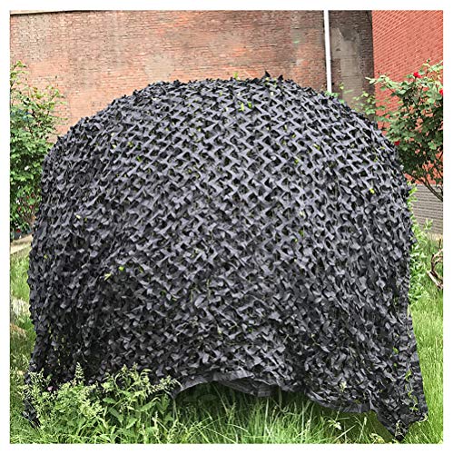 Filet de camouflage noir 8x10m Wangk pour decoration et ombrage militaire