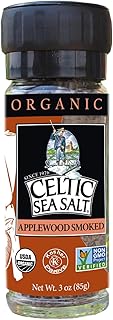 Gourmet Celtic Sea Salt Organic Applewood Smoked Seasoning Salt – Versatile Smoked Seasoning with a Bold, Distinctive Flav...