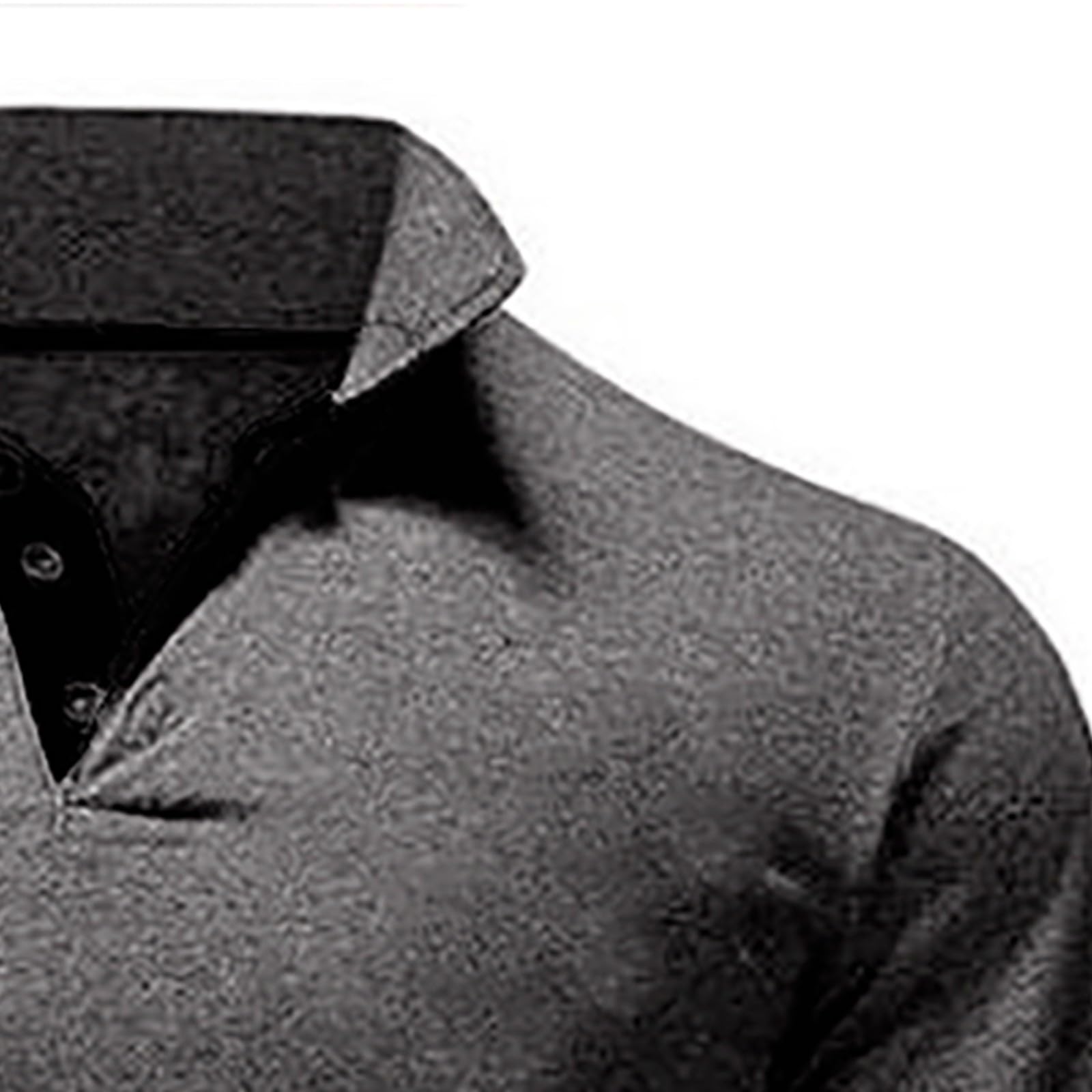 Camiseta Polo de Manga Corta para Hombre, Casual, Transpirable, Ajuste Regular