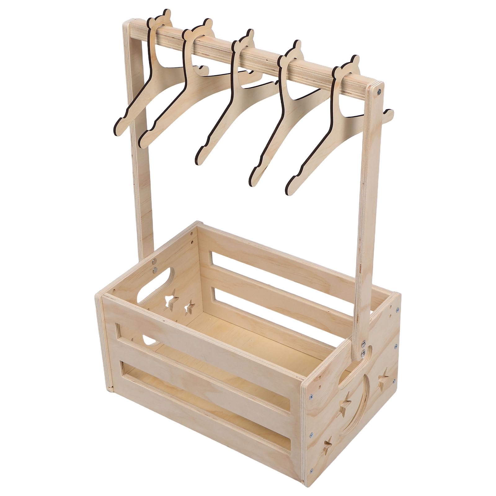 Organisateur en bois FRCOLOR caisse de rangement chambre enfant