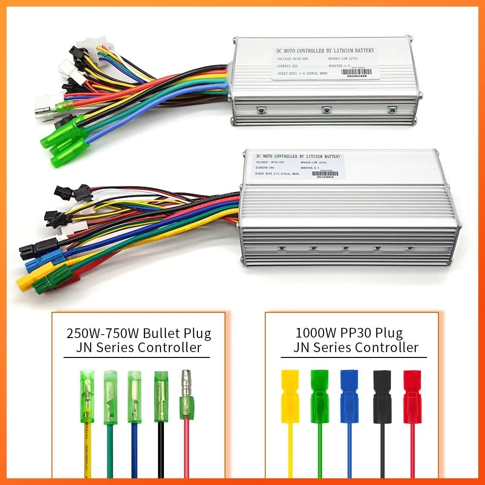 Centralina Monopattino Elettrico Controller Ebike 36V/48V 250W 350W 500W 750W 1000W Connettore Brushless Accessori
