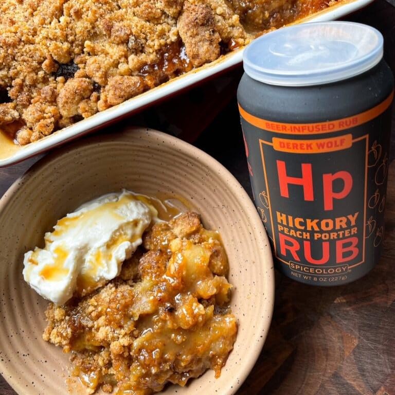 Miniatura 4 de Spiceology & Derek Wolf - Hickory Peach Porter - Mastices para barbacoa con infusión de cerveza, especias y condimentos. Uso en pollo, costillas,