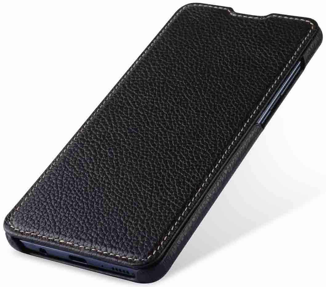 StilGut Book Type Flip Case for Galaxy A71, Genuine Leather Galaxy A71 Case, Black - Image 3